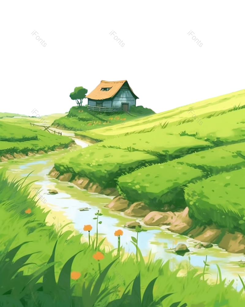 芒种图片,小满元素,插画PNG,自然免抠素材